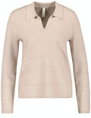 Embrace Cosiness Jumper - Light Taupe Melange