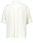 New Dimension SS Blouse - Powder