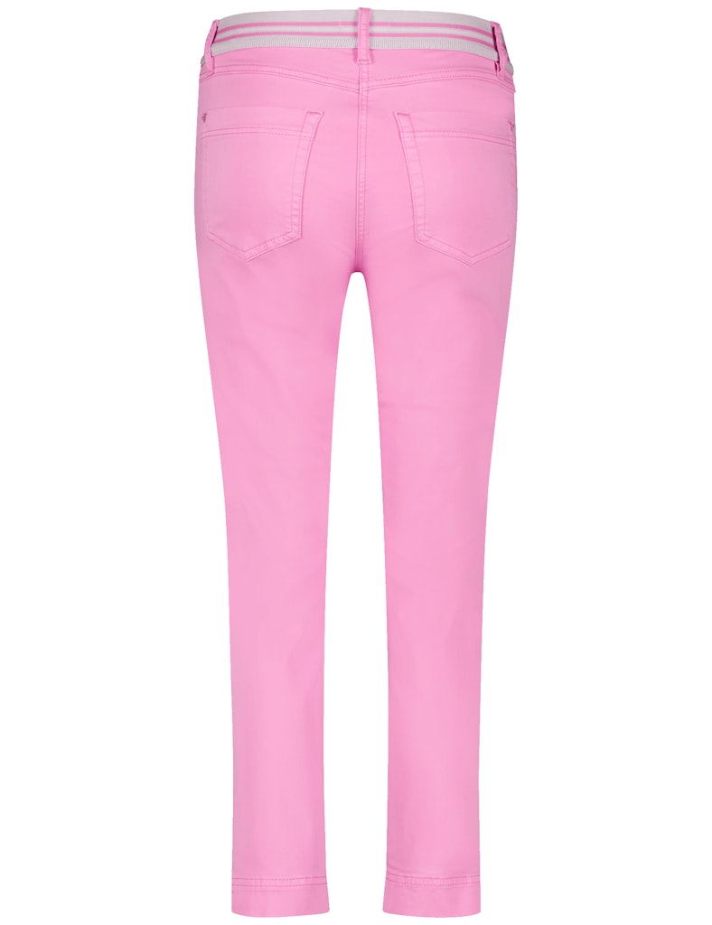Flower Maniac Cropped Jeans - Aurora Pink