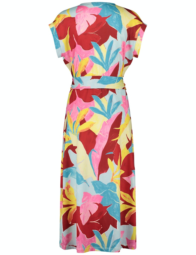 Destination Vacation Dress - Yellow/red/orange