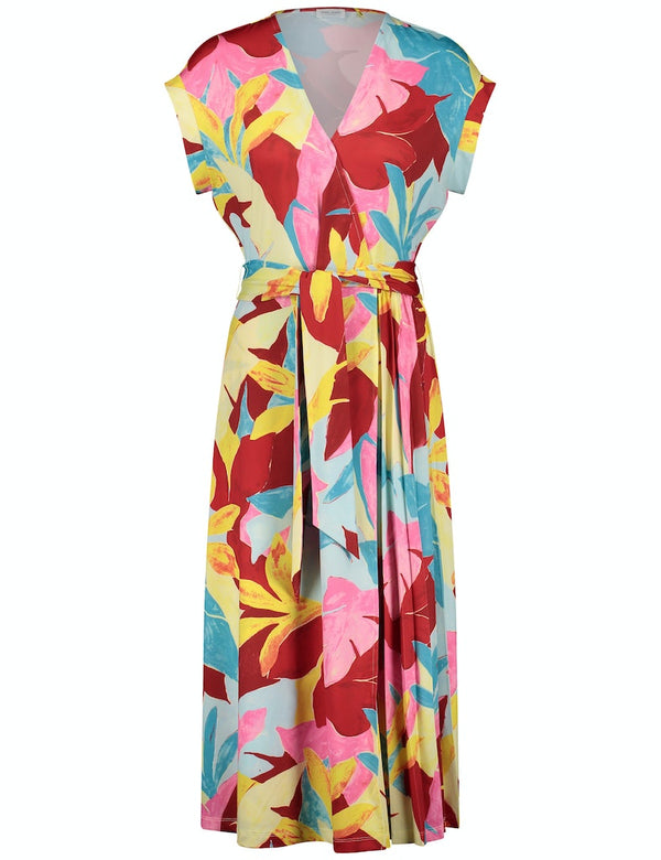 Destination Vacation Dress - Yellow/red/orange