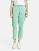 Ocean Wonders Crop Trouser - Dusty Jade Green