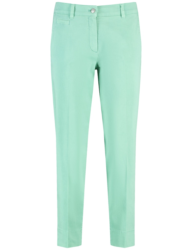 Ocean Wonders Crop Trouser - Dusty Jade Green