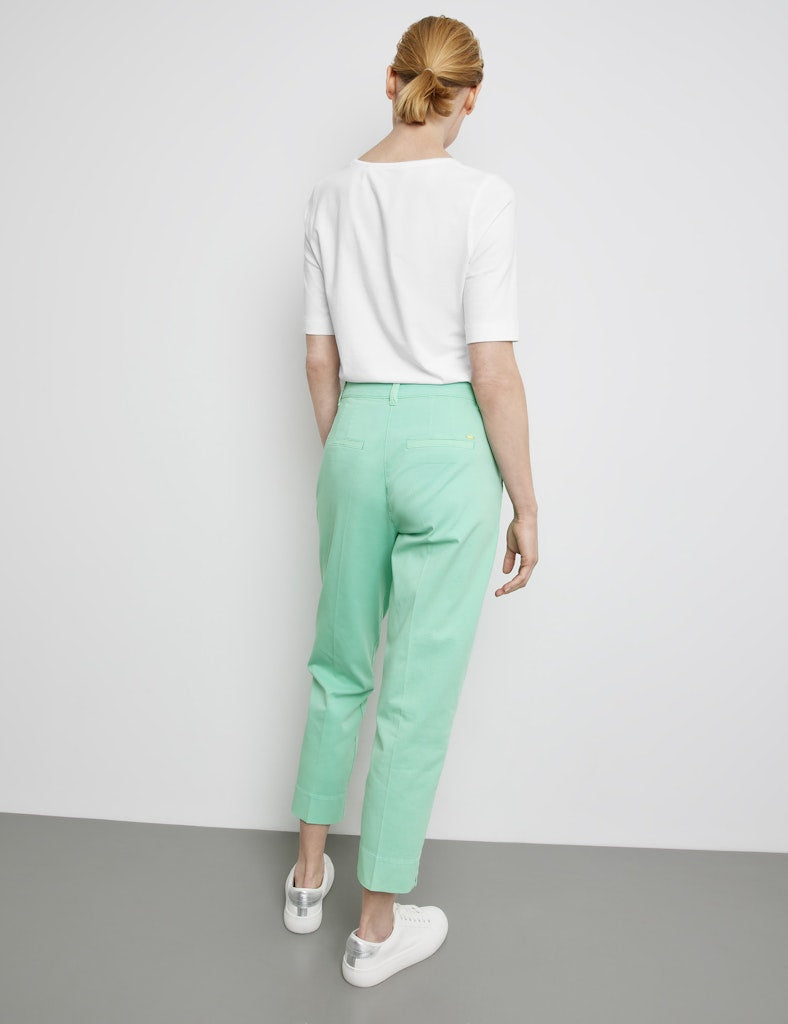 Ocean Wonders Crop Trouser - Dusty Jade Green