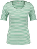 NOOS Short Sleeve T-Shirt - Green/ecru/white