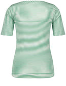 NOOS Short Sleeve T-Shirt - Green/ecru/white