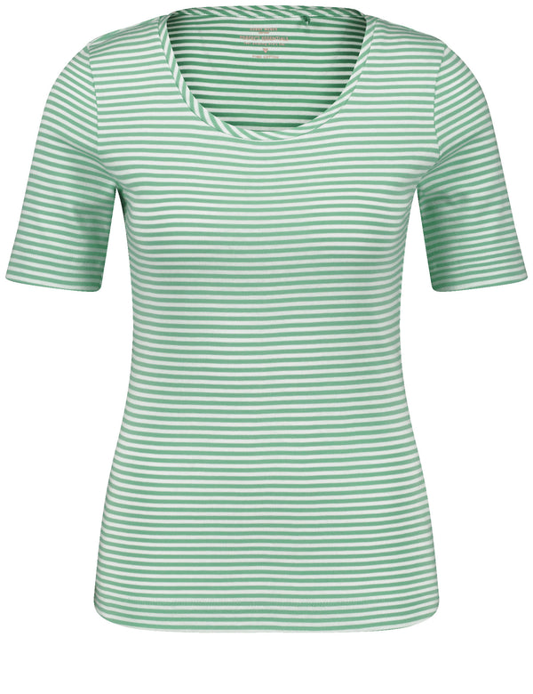NOOS Short Sleeve T-Shirt - Green/ecru/white