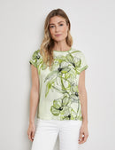 Flower Maniac T-Shirt - Pistachio