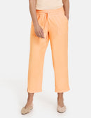 Into The Light Crop Trousers - Apricot Crush
