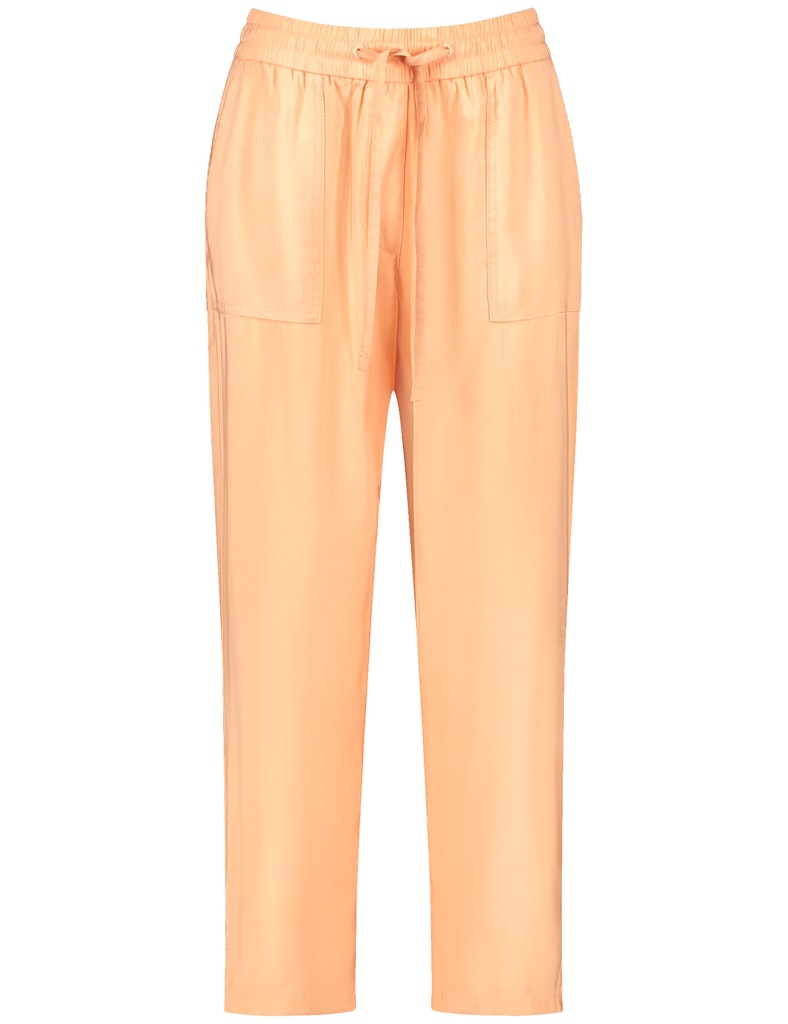 Into The Light Crop Trousers - Apricot Crush