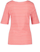 NOOS Short Sleeve T-Shirt - Red/orange/ecru