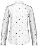 Tropadelic Blouse - Ecru/white Figured