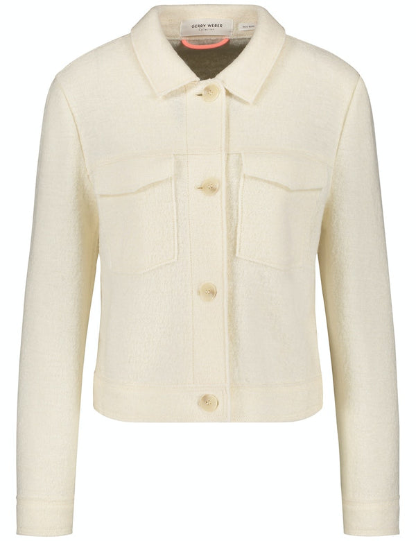 Tropadelic Blazer - Whisper White