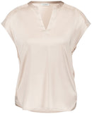 DestinationVacation Cap Sleeve Top - Sandshell