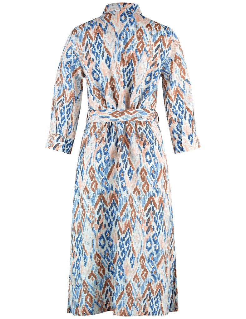 Into The Light Dress - Ecru/red/orange