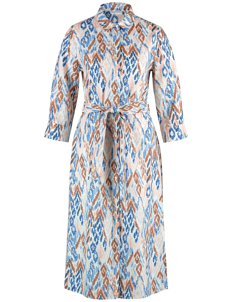 Into The Light Dress - Ecru/red/orange