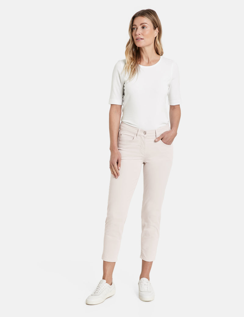 Timeless Cool Cropped Jeans - Shell