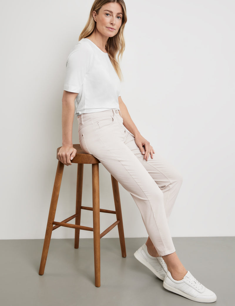 Timeless Cool Cropped Jeans - Shell
