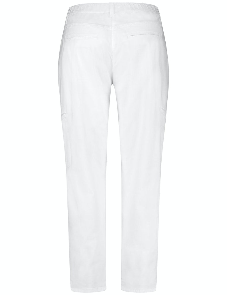 Ocean Wonders Crop Trouser - White/white