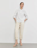 Flower Maniac 3/4 Slv Blouse - White/white