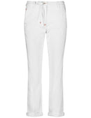 Leisure Cropped Trousers - White/white