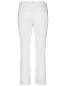 Leisure Cropped Trousers - White/white