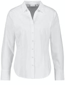 NOOS Long Sleeve Blouse - White/white