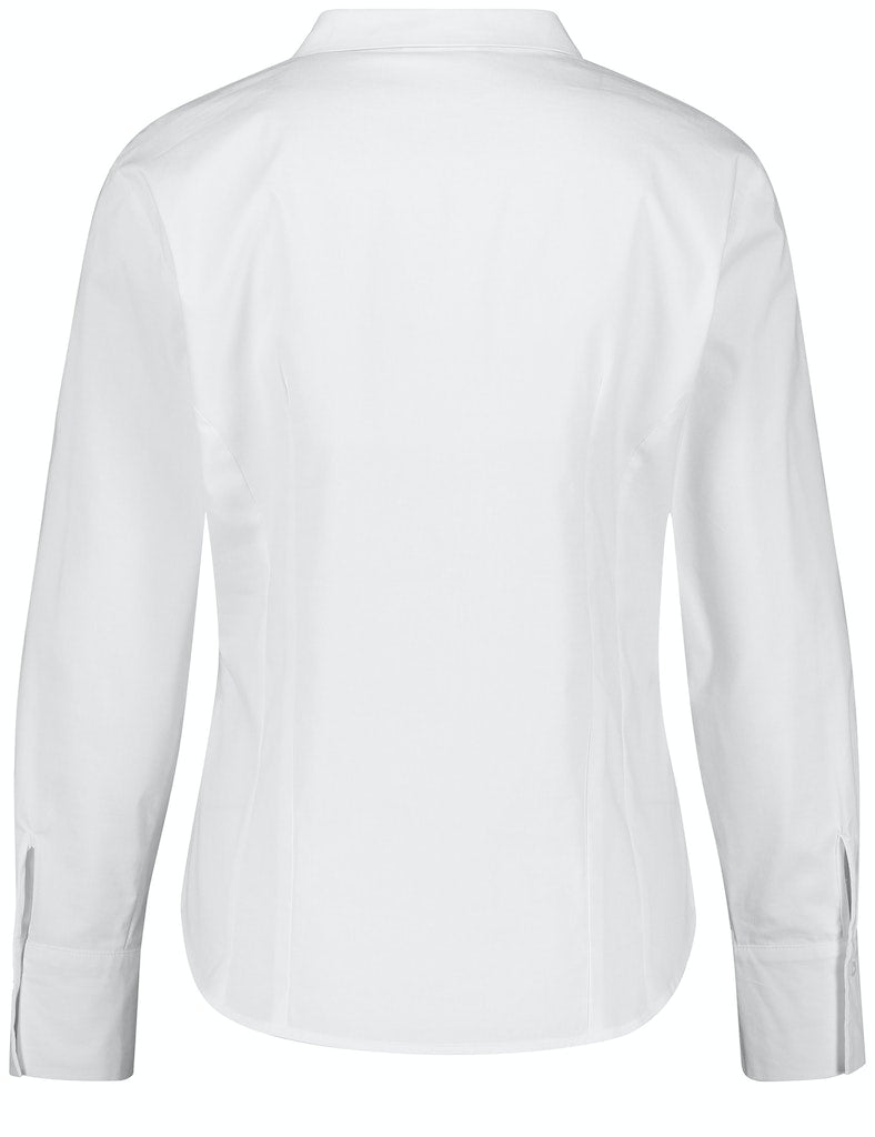 NOOS Long Sleeve Blouse - White/white