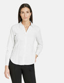 NOOS Long Sleeve Blouse - White/white