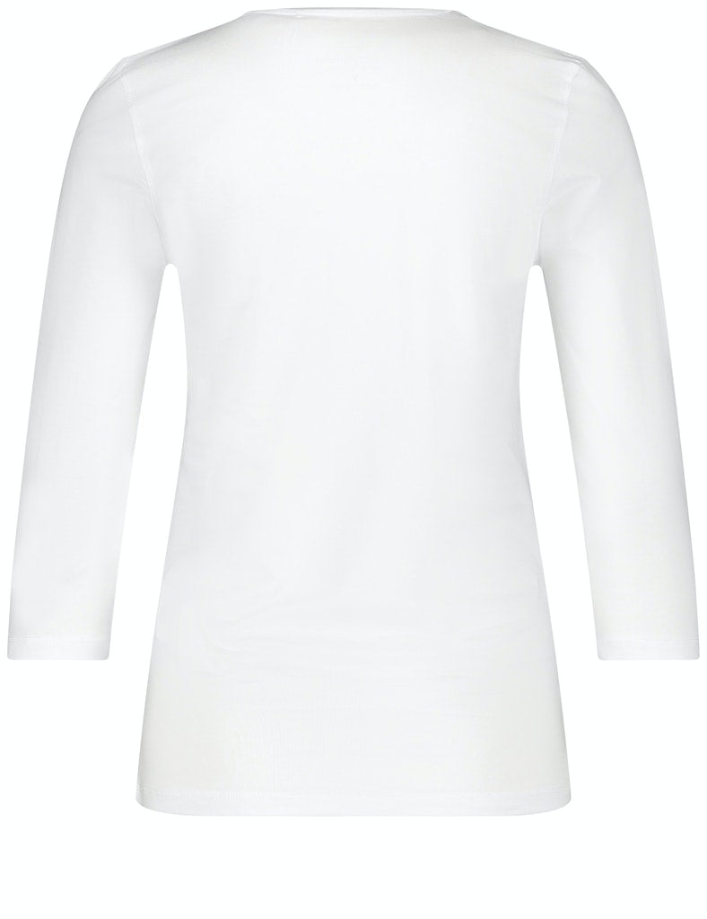 3/4 Sleeve T-Shirt - White/white
