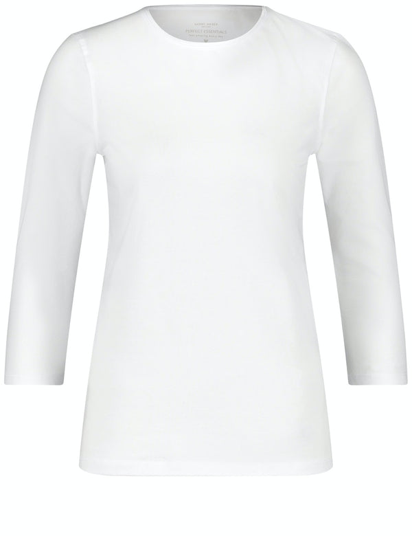 3/4 Sleeve T-Shirt - White/white