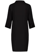 Blue Dimension Dress - Black