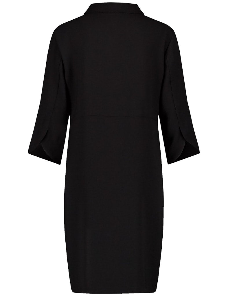 Blue Dimension Dress - Black