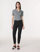 Leisure Cropped Trousers - Black