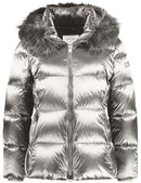 Symbiotic Red Fur Collar Jacket - Flint