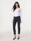 Leisure Cropped Trousers - Navy