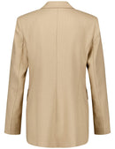 Blue Dimension Blazer - Camel/beige