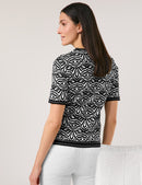 Black &amp; Brights T-Shirt - Black/animal Graphic