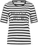 Black &amp; Brights T-Shirt - Black/white Stripe