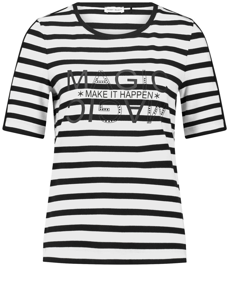 Black &amp; Brights T-Shirt - Black/white Stripe