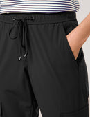 Leisure Cropped Trousers - Black