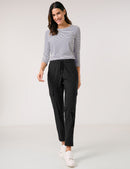 Leisure Cropped Trousers - Black