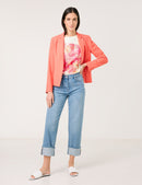 Colour Explosion 3/4Sleeve T-Shirt - Pink/orange/red