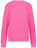 Explosion V Neck Jumper - Pink