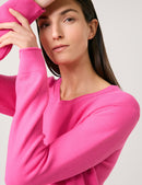 Explosion V Neck Jumper - Pink