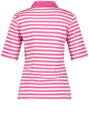 Gerry Weber NOS 3/4 Sleeve T-Shirt - Pink/off White