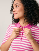 Gerry Weber NOS 3/4 Sleeve T-Shirt - Pink/off White