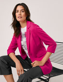 Black &amp; Brights Blazer - Magenta