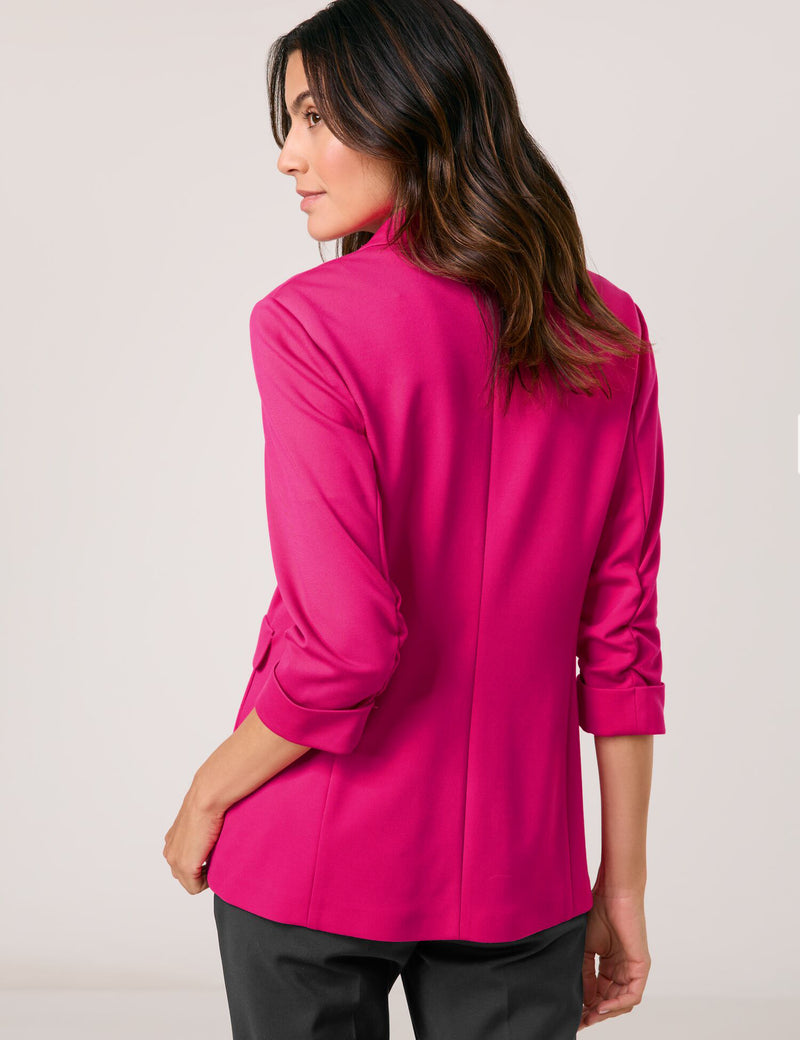Black &amp; Brights Blazer - Magenta