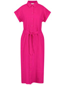 Black &amp; Brights Dress - Magenta
